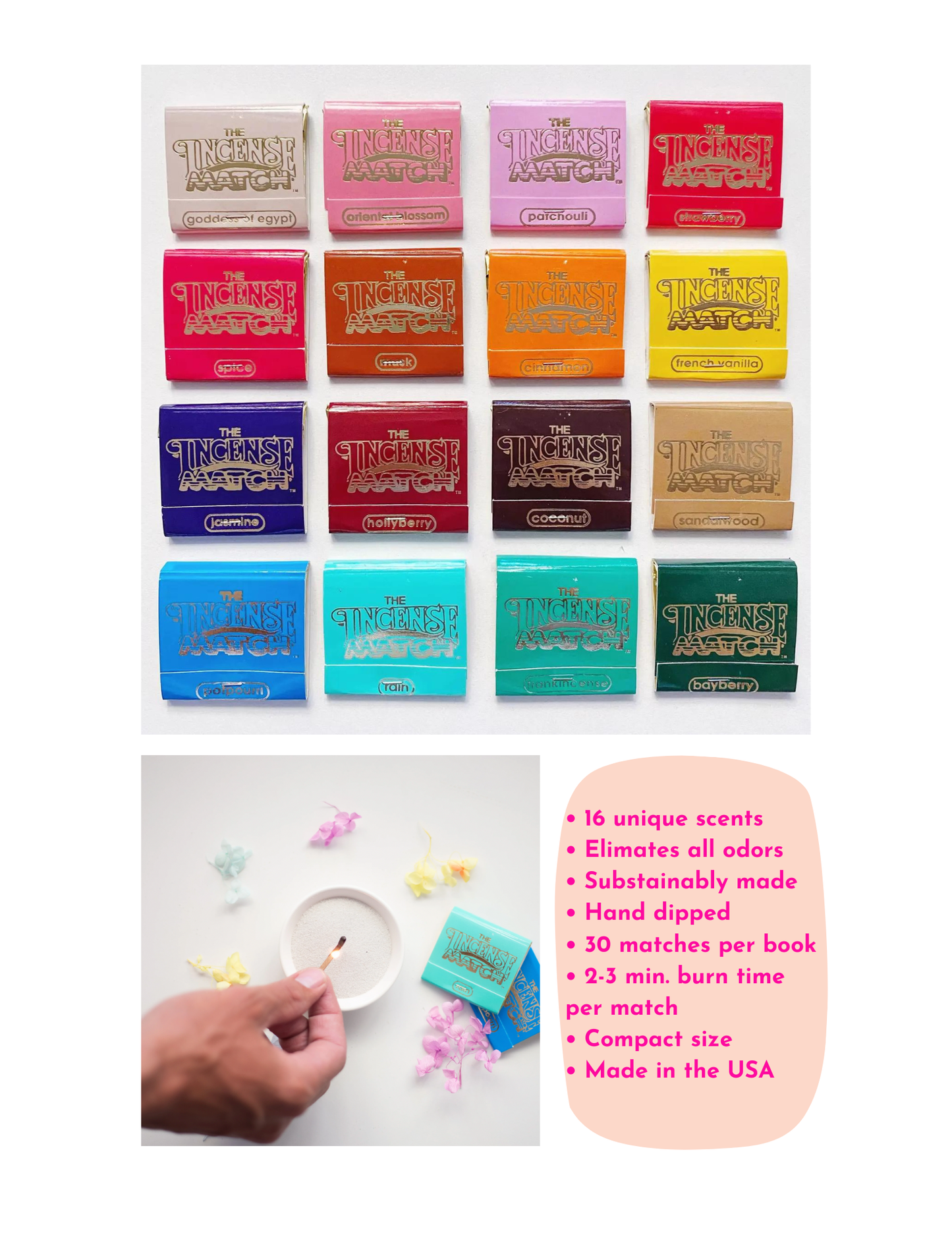 Incense Matches | Assorted Scents