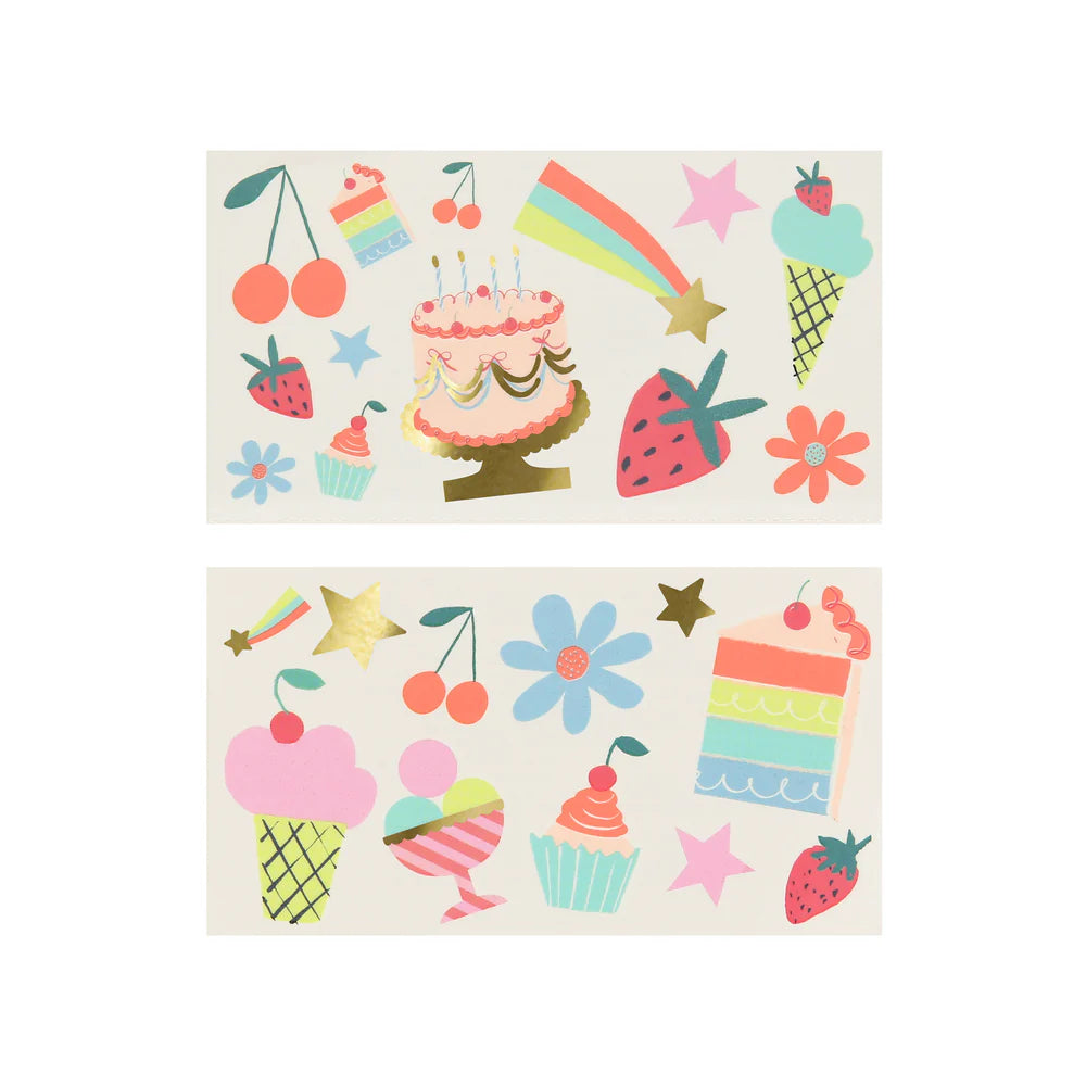 Birthday Tempory Tattoos