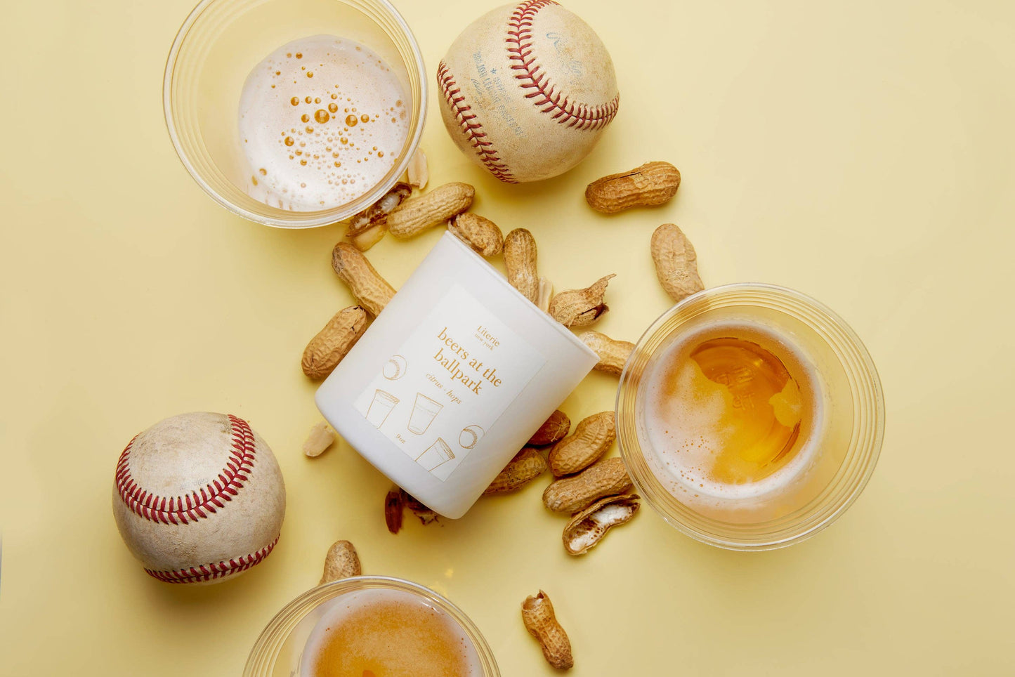 Beers at the Ballpark Candle