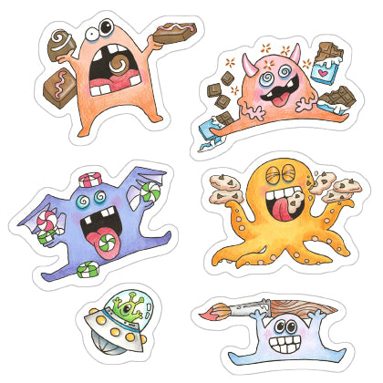 Super Silly Monsters Coloring & Activity Book