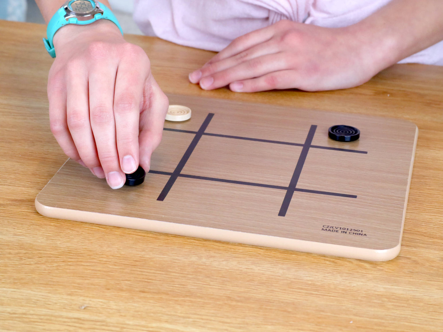 Wood Chess/Checkers & Tic-Tac-Toe