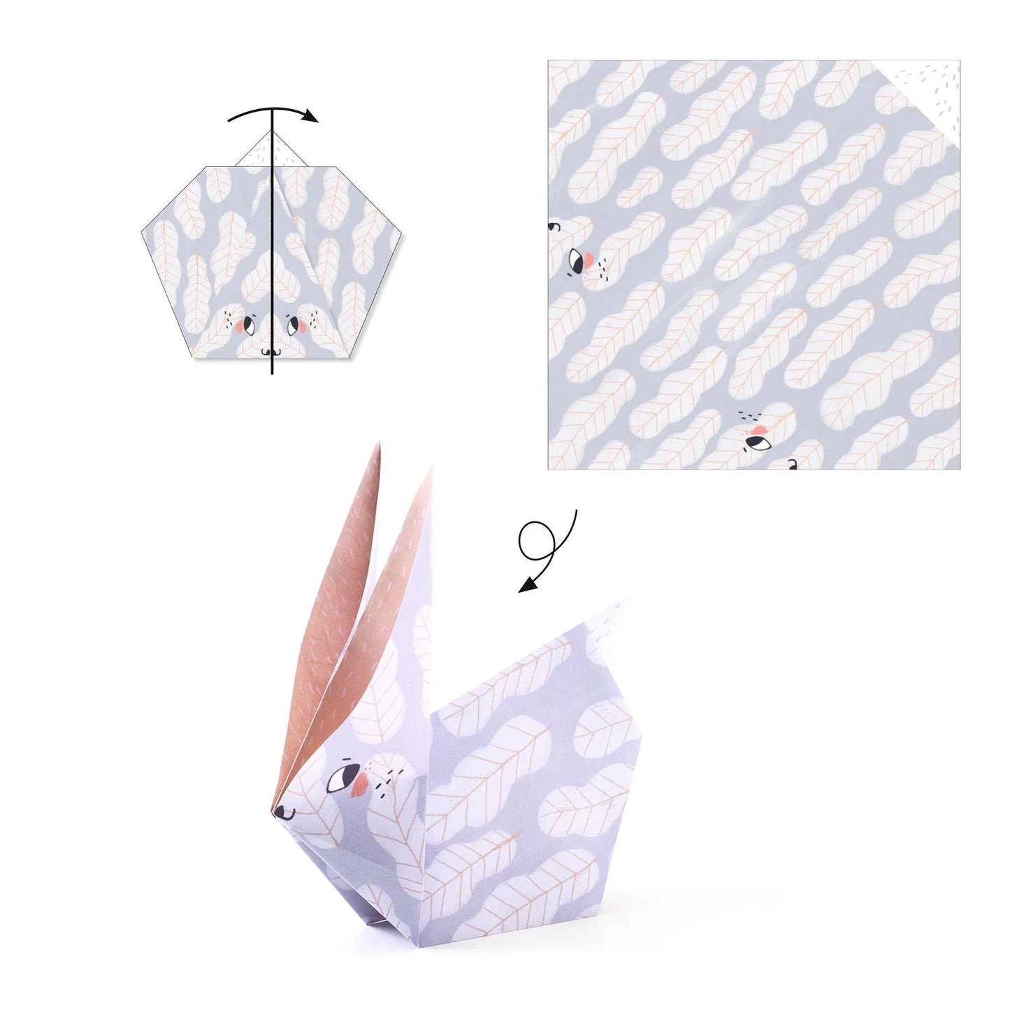 Animal Families Origami Paper Craft Kit