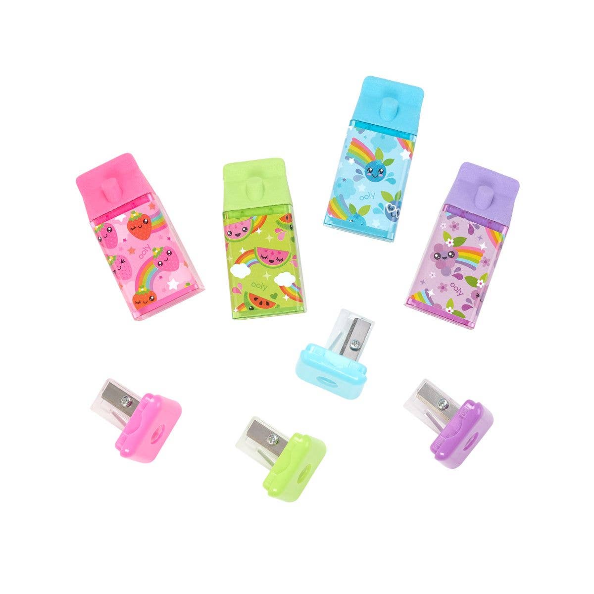 Lil' Juicy Box Scented Eraser + Sharpener