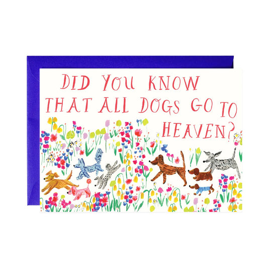 Doodle in a Meadow - Dog/Pet Sympathy Card