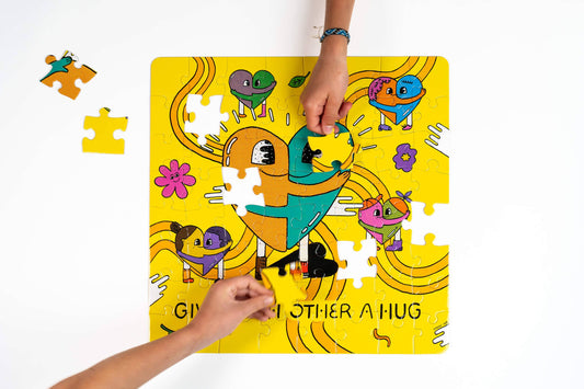 Hug it Out! Puzzle - 64 pieces