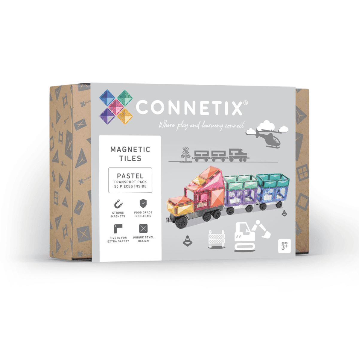 Pastel Transport Pack | 50 Pieces