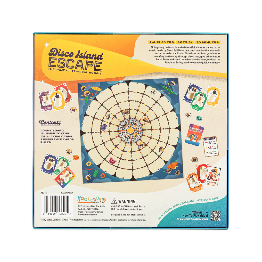 Disco Island Escape Board Game