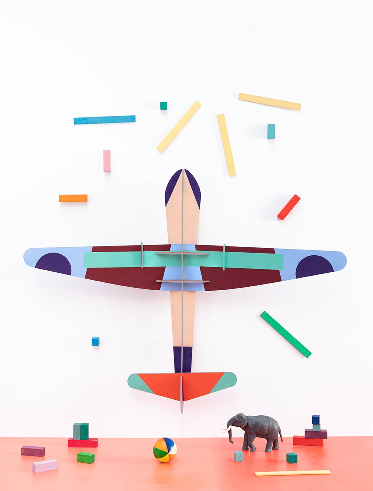 Deluxe Glider Plane Wall Art