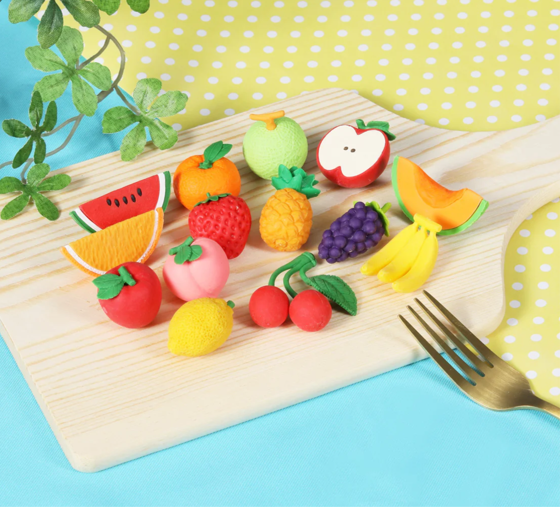 Cutie Fruity Erasers
