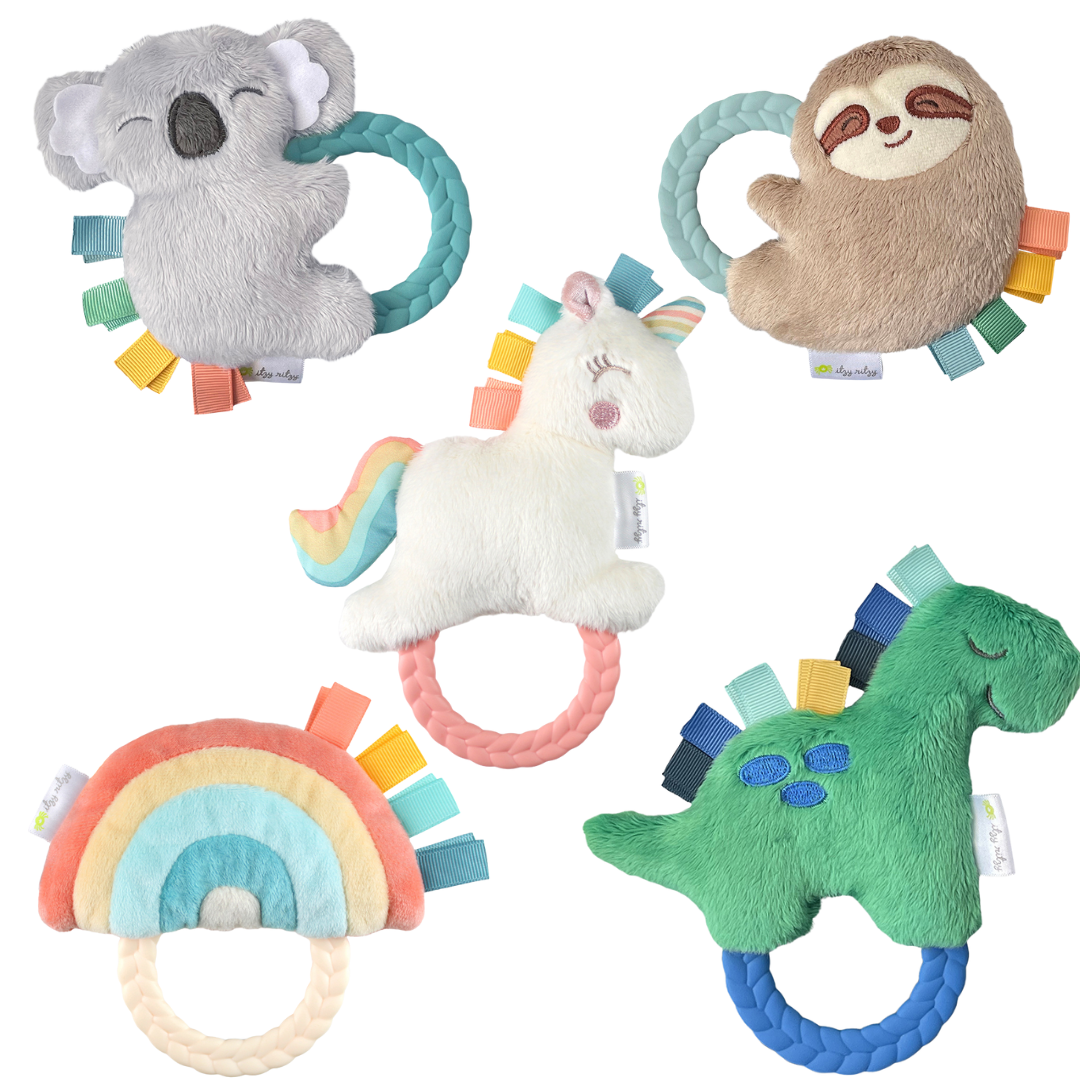 Plush Rattle + Teether | Sloth