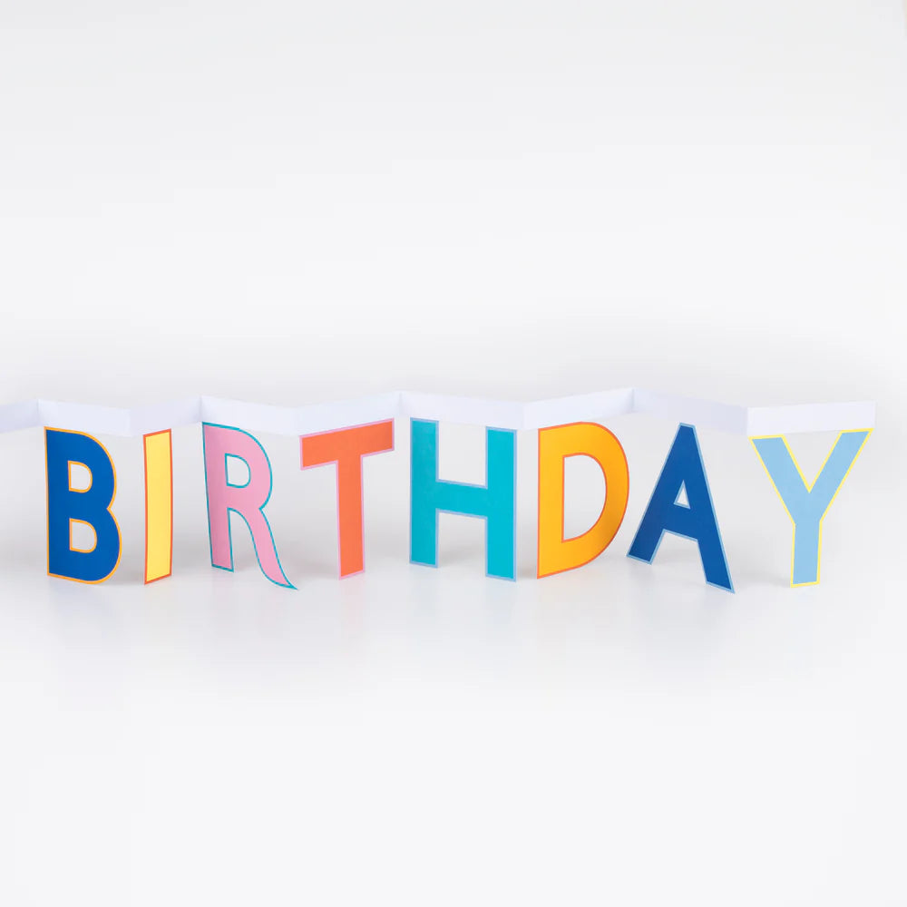 Happy Birthday Banner Card