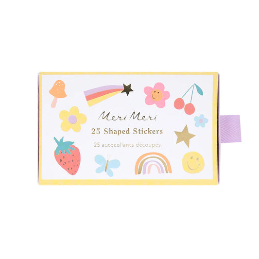 Happy Icon Shaped Stickers