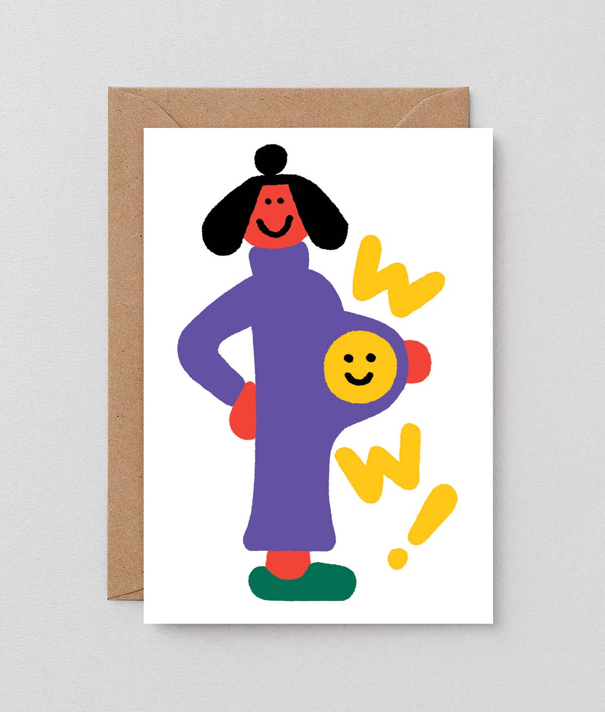 Wow! Pregnancy Congrats Greeting Card