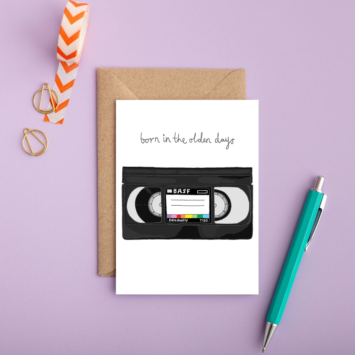 Funny VHS Birthday Card