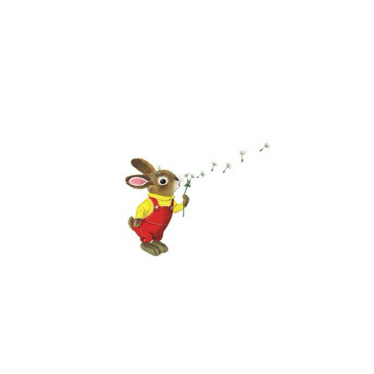 Dandelion Bunny Tattoo Pair