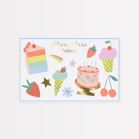 Birthday Tempory Tattoos