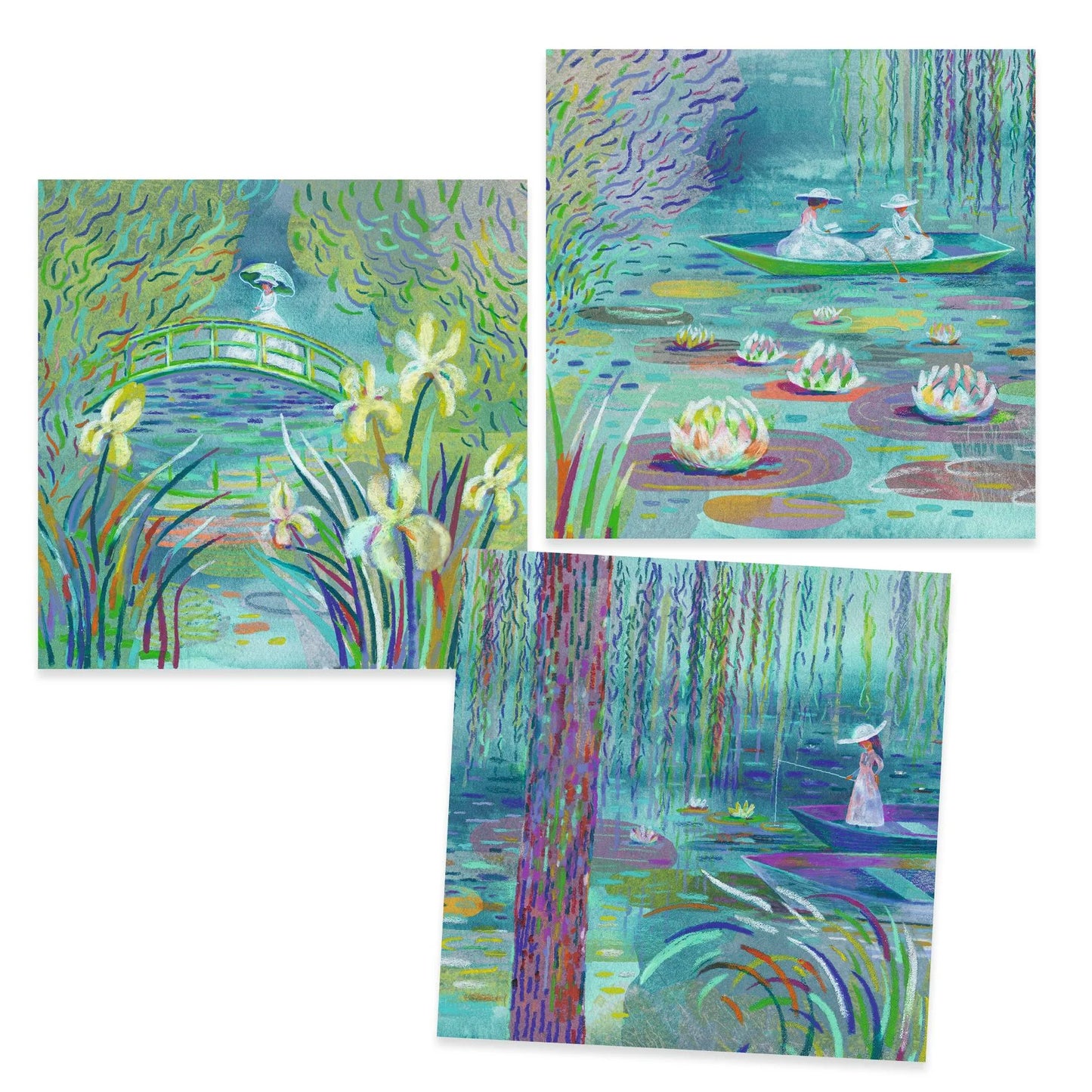 Inspired By Claude Monet Oil Pastel Art Kit