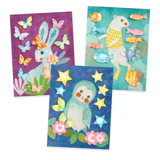 Sweet Animals Create With Paper Art Kit