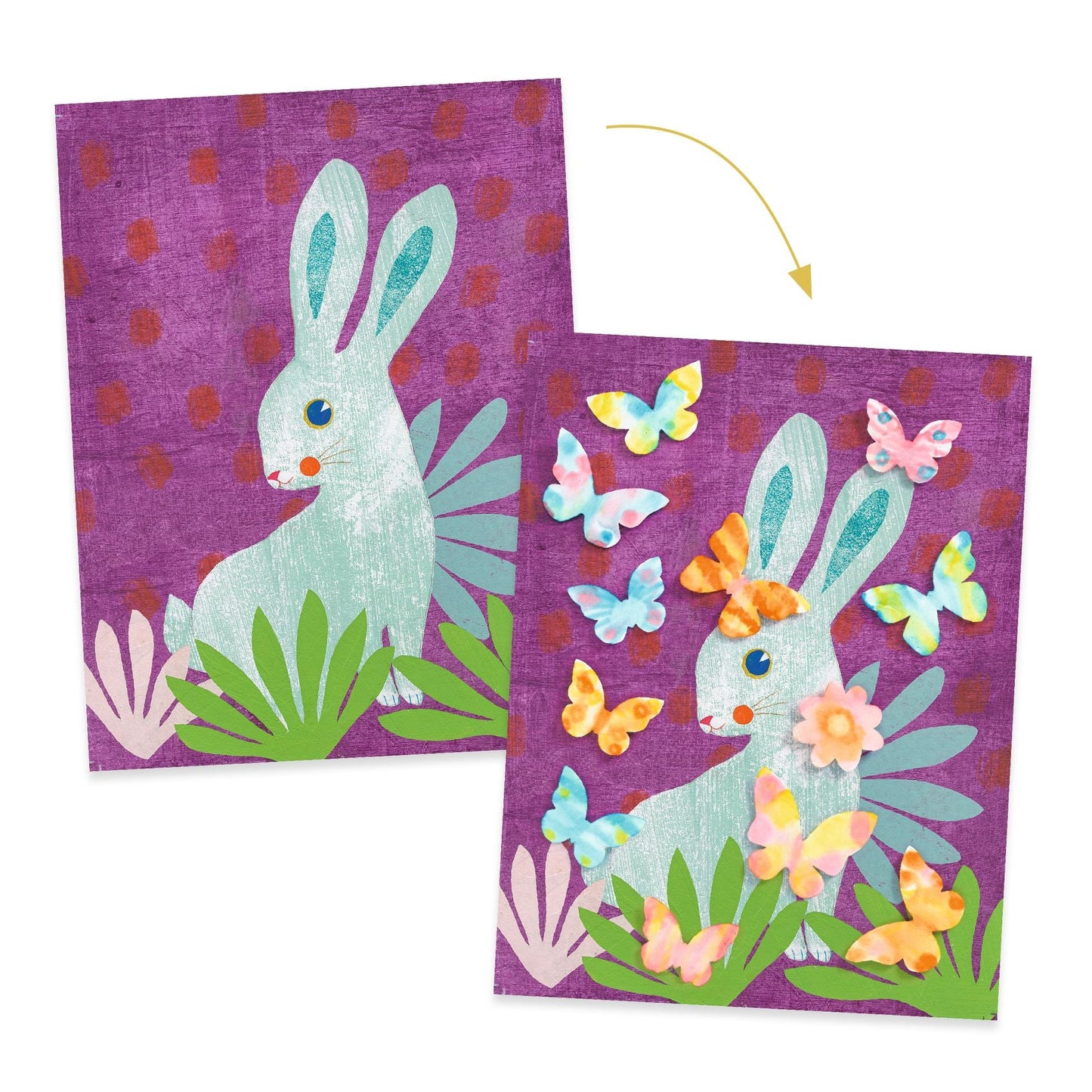 Sweet Animals Create With Paper Art Kit