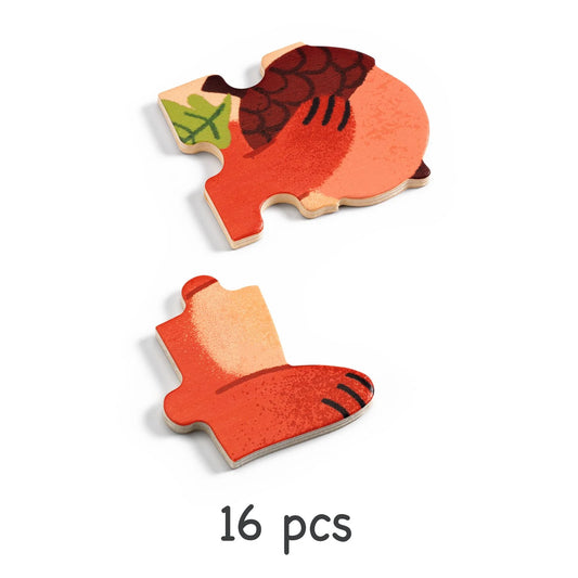 Puzzlo Nut | 16pc Wooden Puzzle