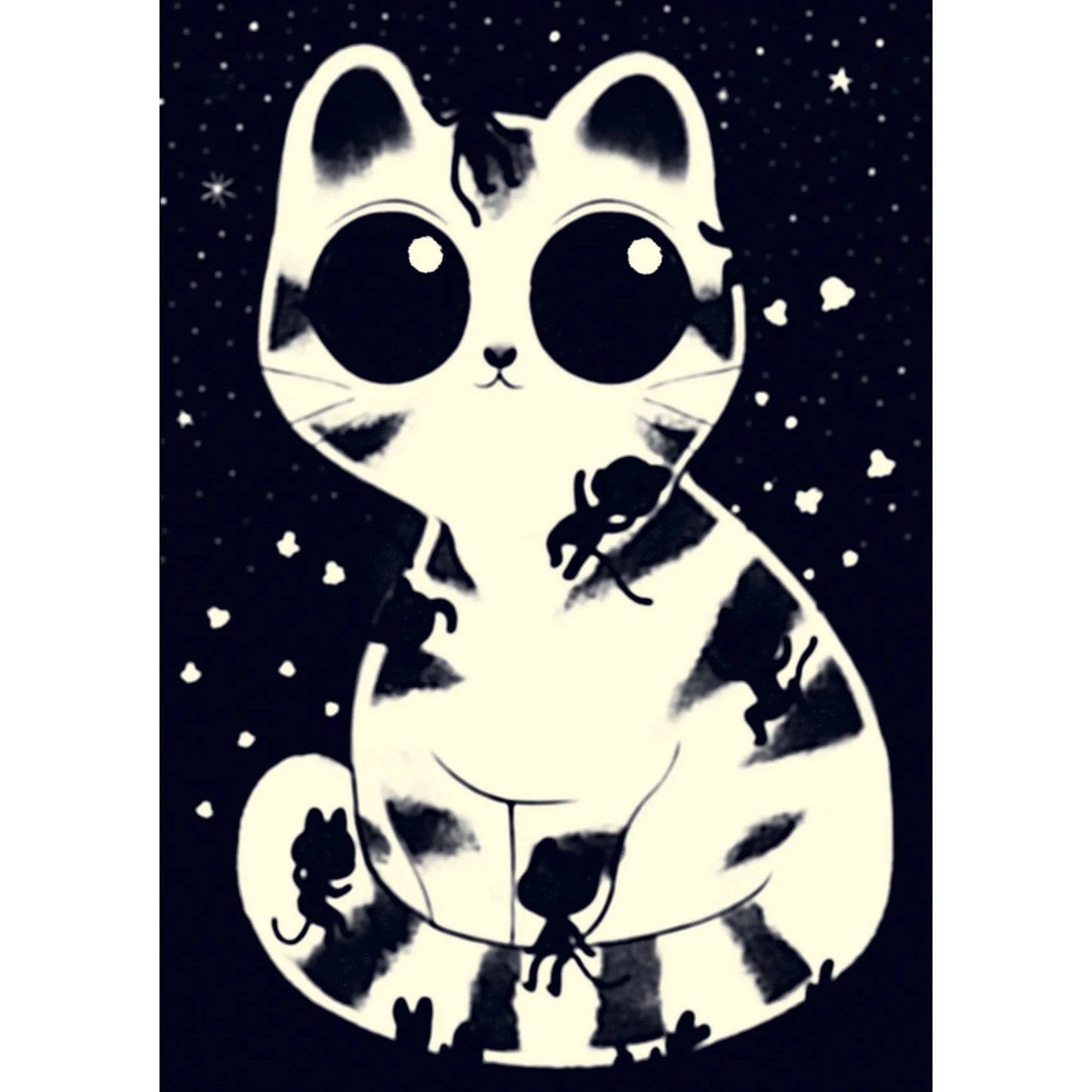 Cuddly Cats | 50pc Glow-in-the-Dark Jigsaw Puzzle