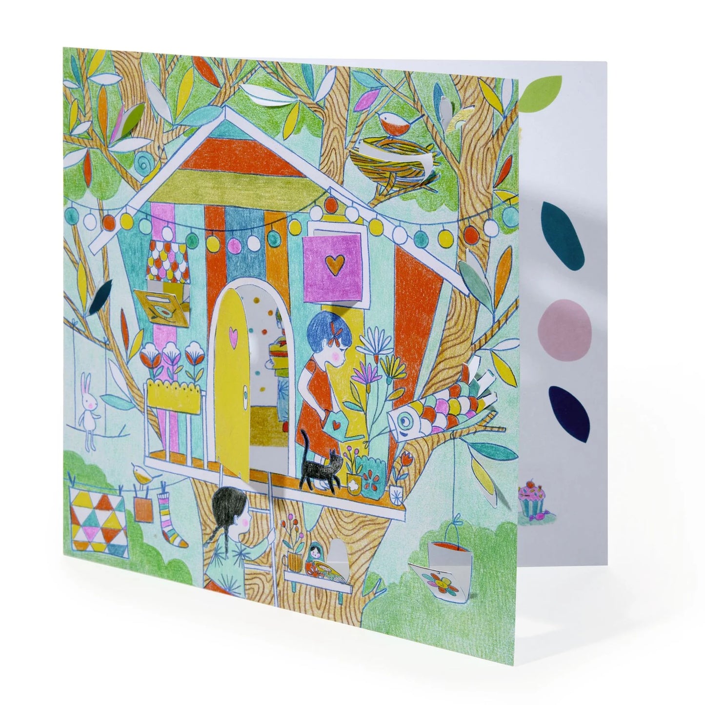 Nina's Play Tents | Lift-The-Flap Coloring Activity