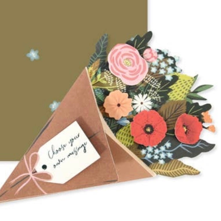 Bouquet Die-Cut Pop-Up Card