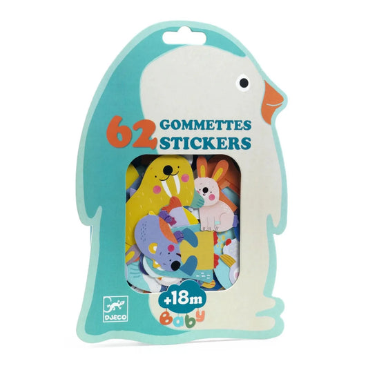 Ice Field Animal Baby Stickers
