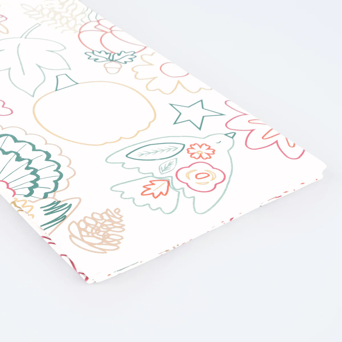Thanksgiving Colour in Activity Tablecloth