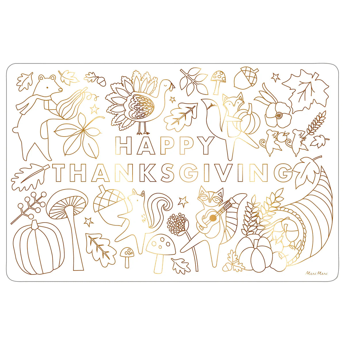 Thanksgiving Colour in Placemat