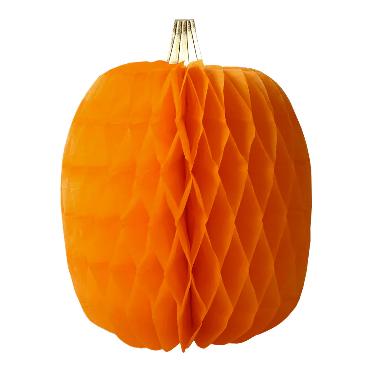 Pumpkin Honeycomb Decorations | Set of 10