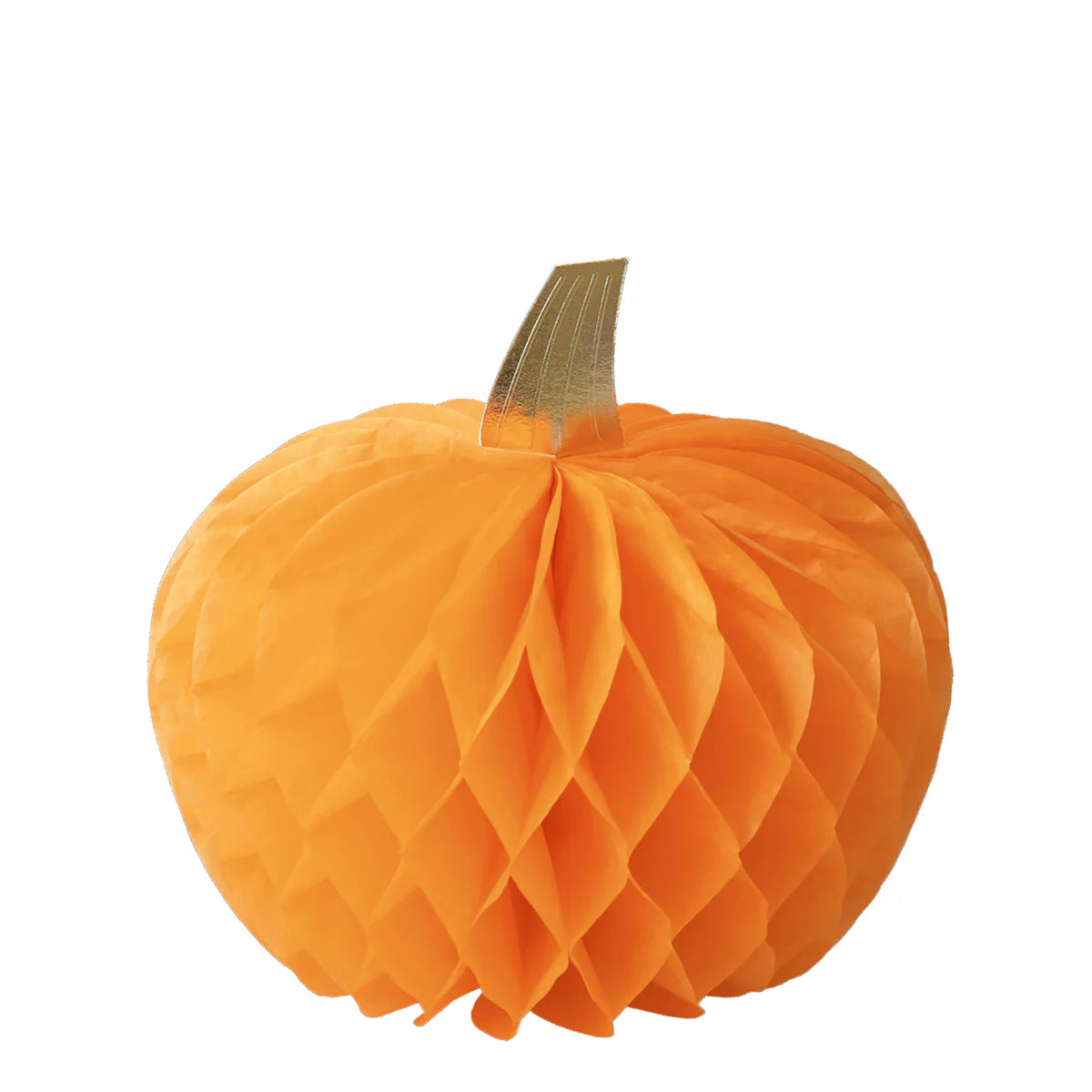 Pumpkin Honeycomb Decorations | Set of 10