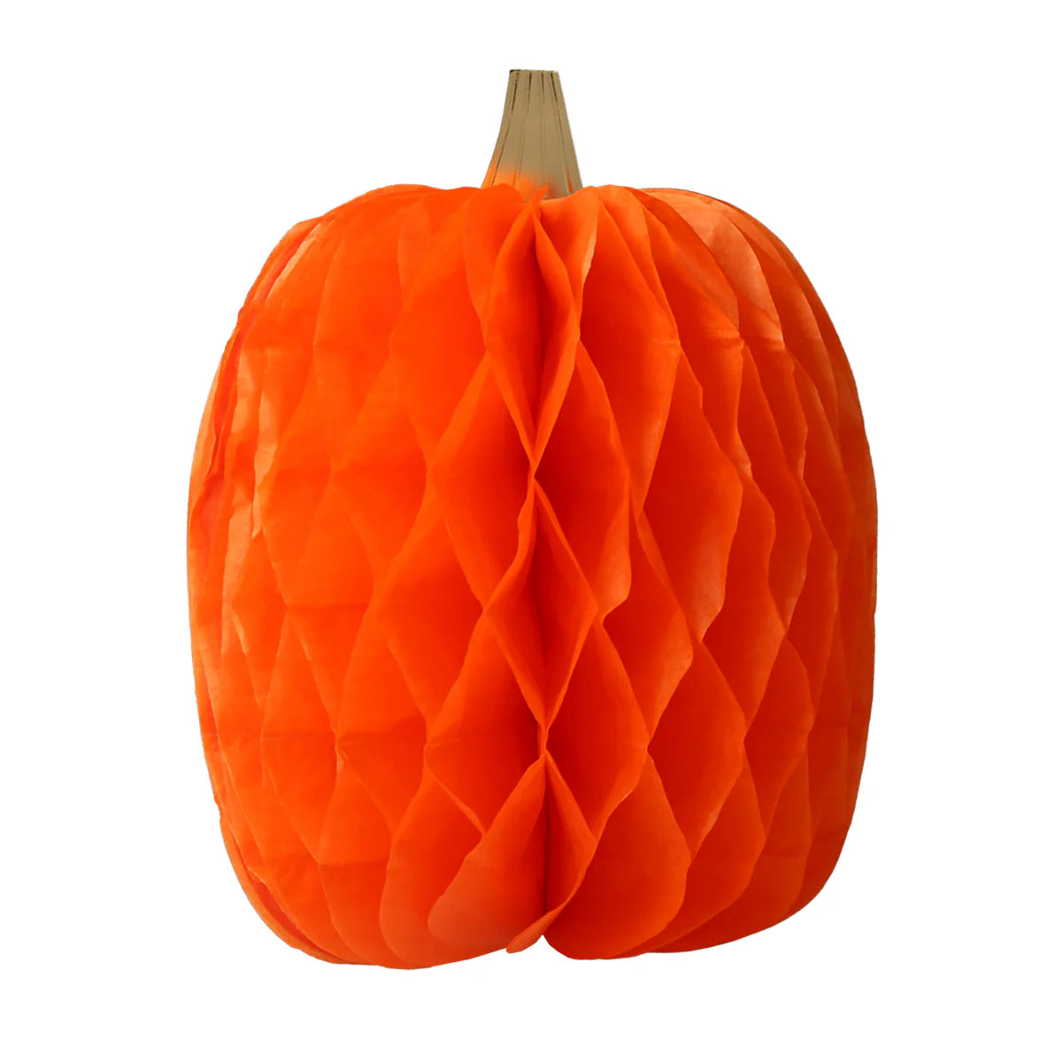 Pumpkin Honeycomb Decorations | Set of 10