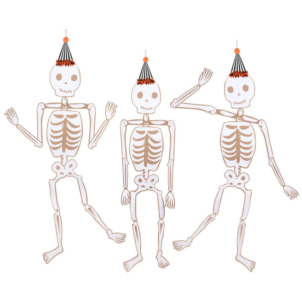 Vintage Giant Halloween Skeletons"