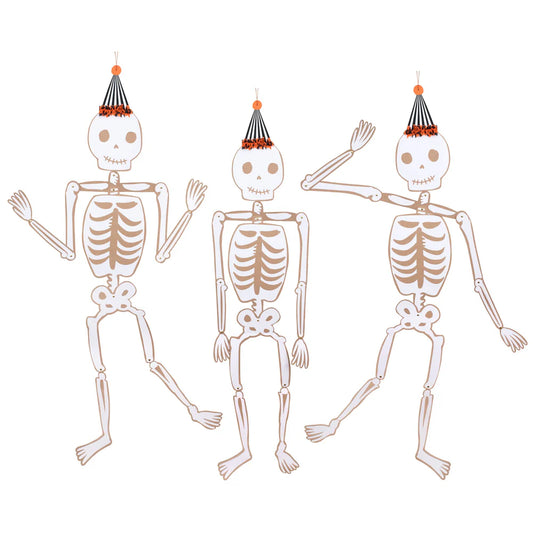 Vintage Giant Halloween Skeletons"