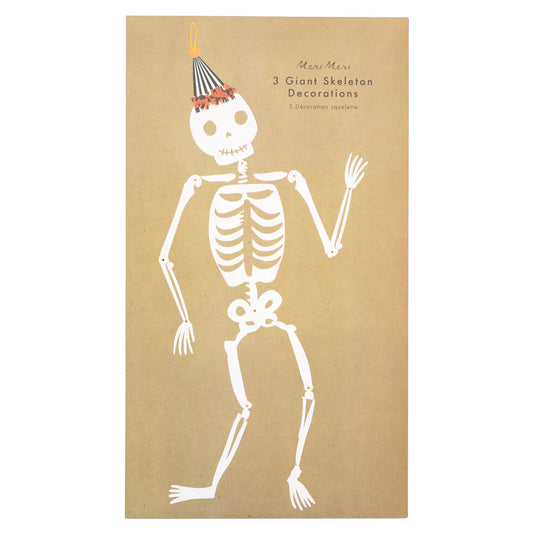 Vintage Giant Halloween Skeletons"