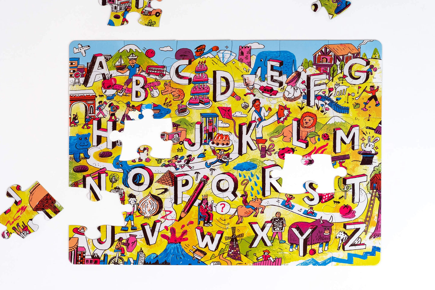 Alphabet City Puzzle | 36 XL Pieces