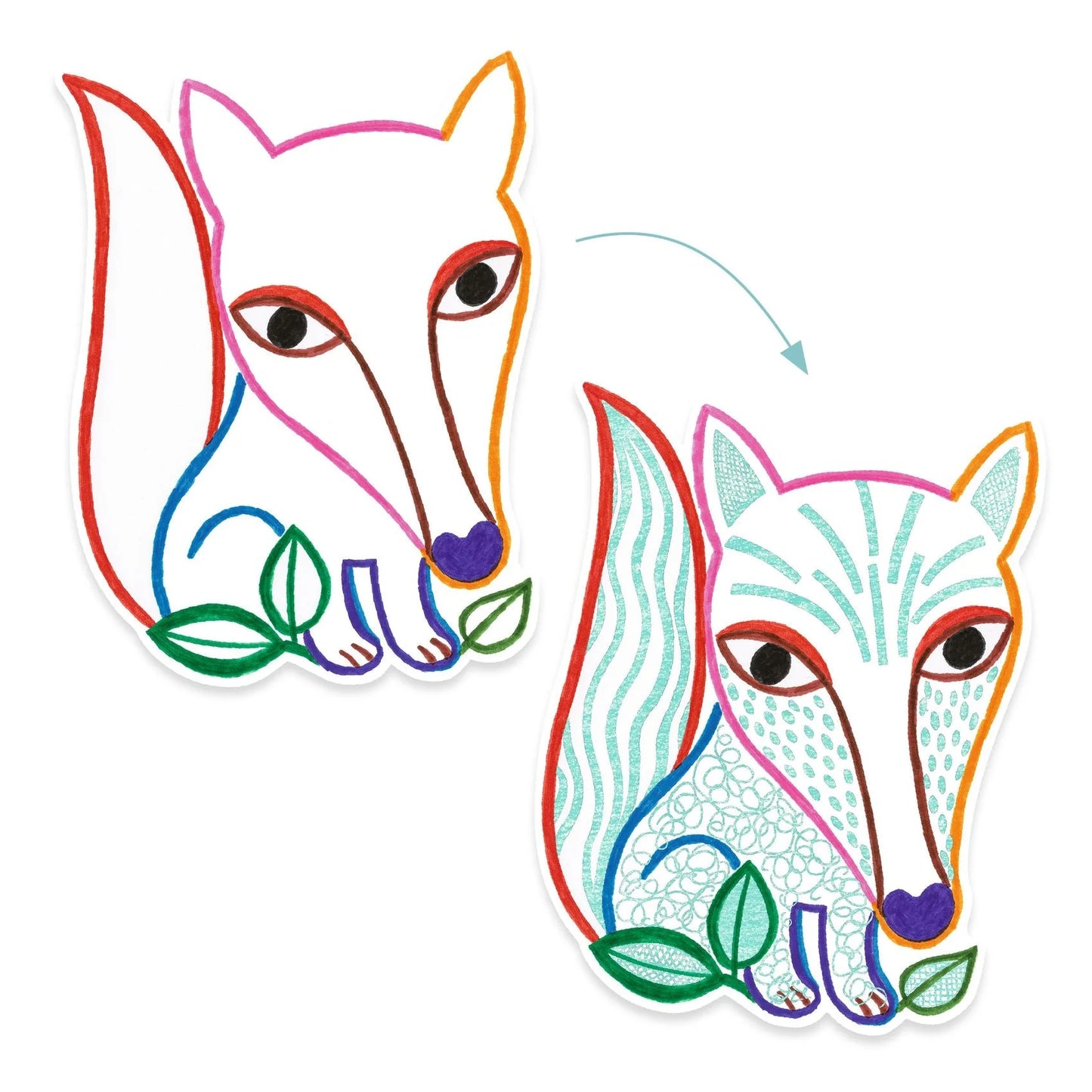 Forest Friends Coloring Activity