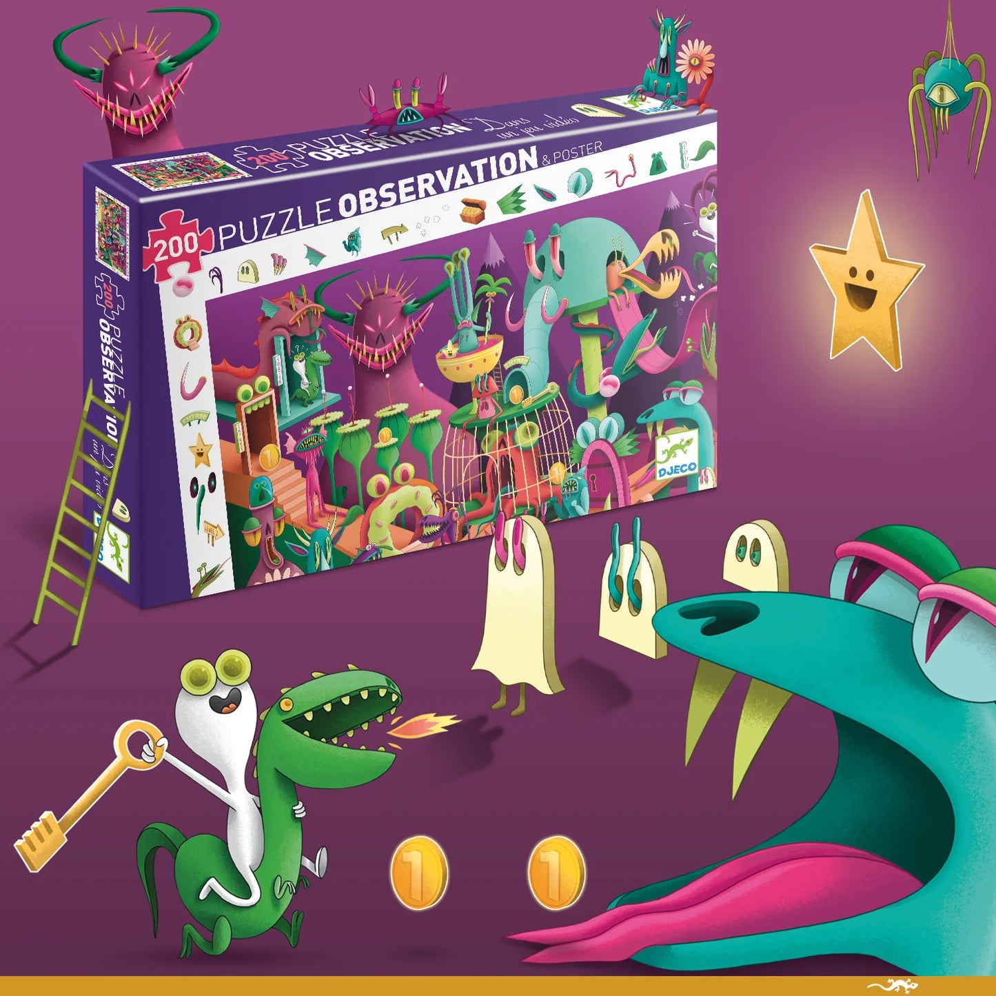 In a Video Game| 200pc Observation Jigsaw Puzzle