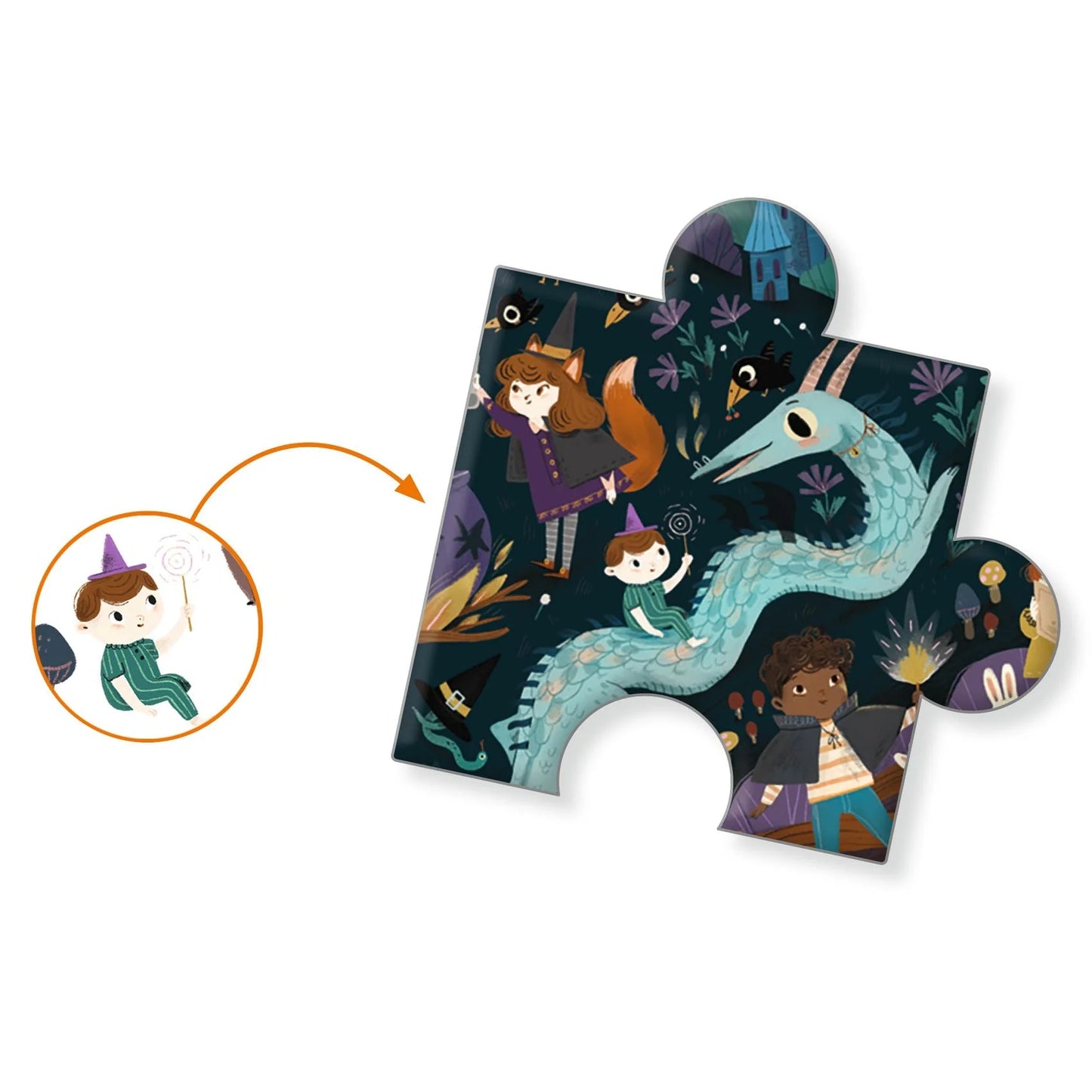 Sorcerers’ Apprentices | 54pc Observation Jigsaw Puzzle + Poster