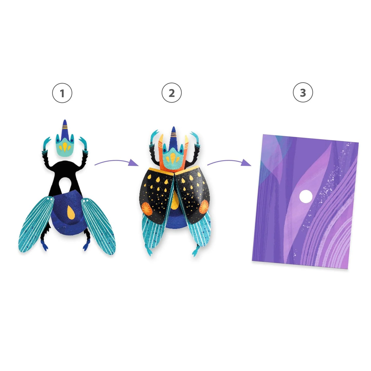Paper Bugs Creation | 3D Paper Art Kit