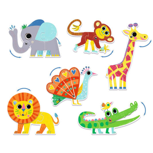 Wild Animal Match Puzzle Duo