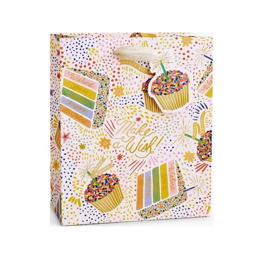 Birthday Cake Medium Gift Bag