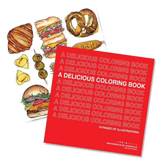 A Delicious Coloring Book
