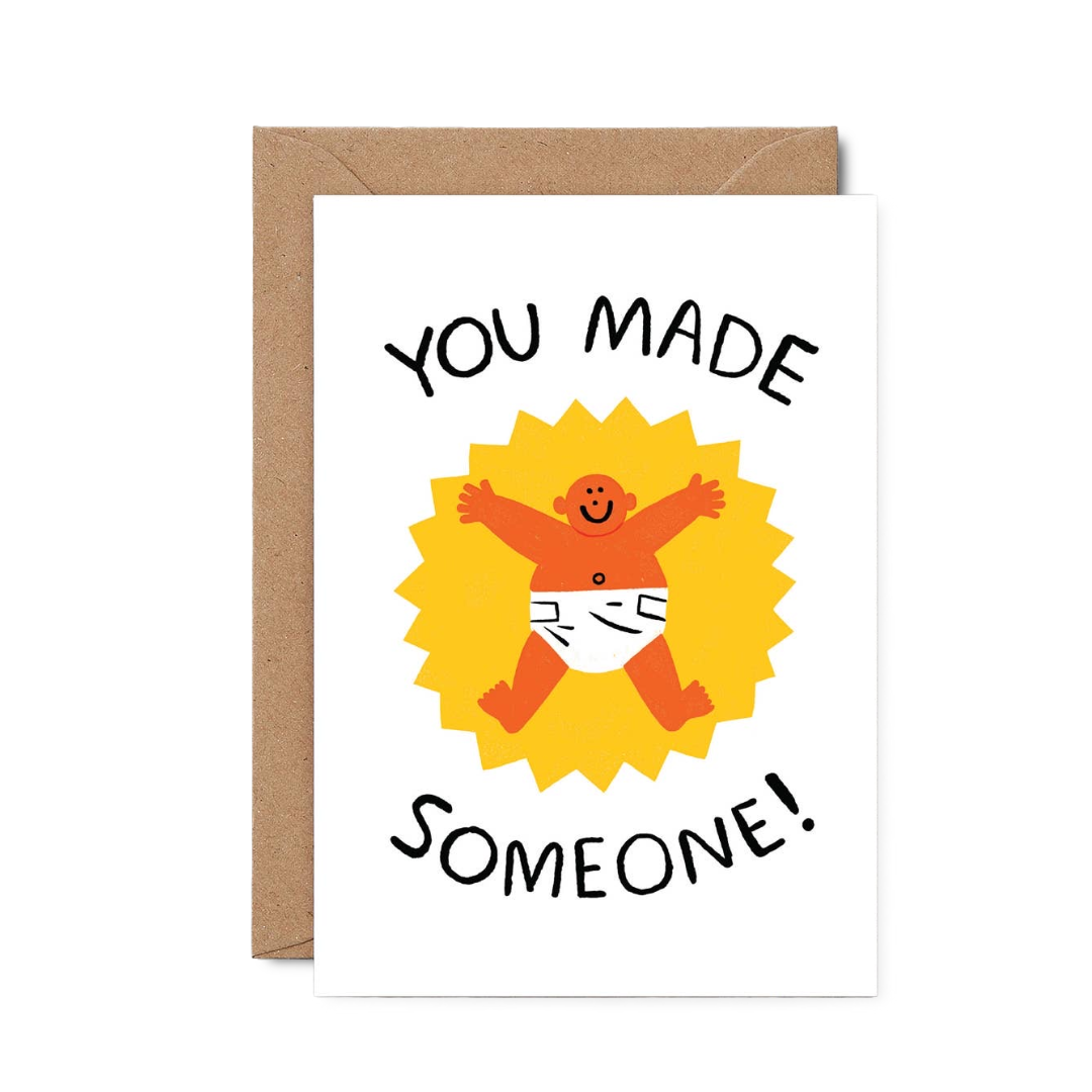You Made Someone New Baby Card