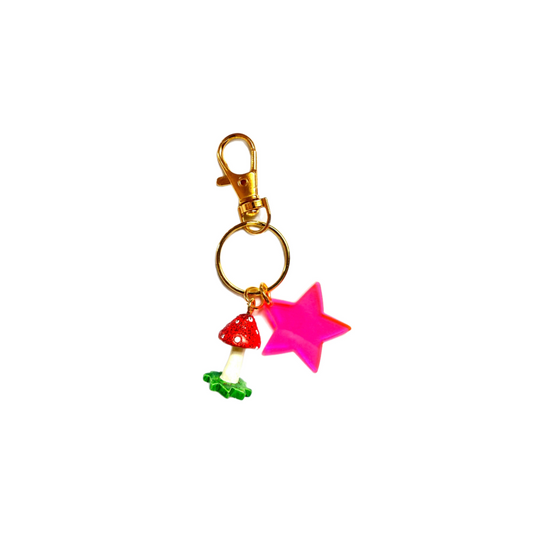 Mushroom Bag Charm