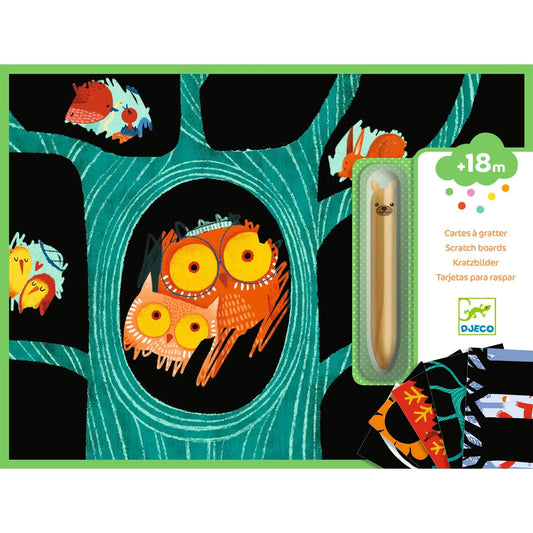 Learning About Animals Scratch Cards Activity