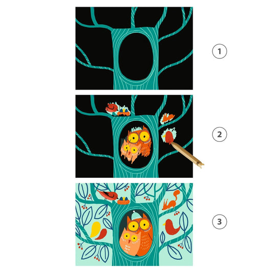 Learning About Animals Scratch Cards Activity