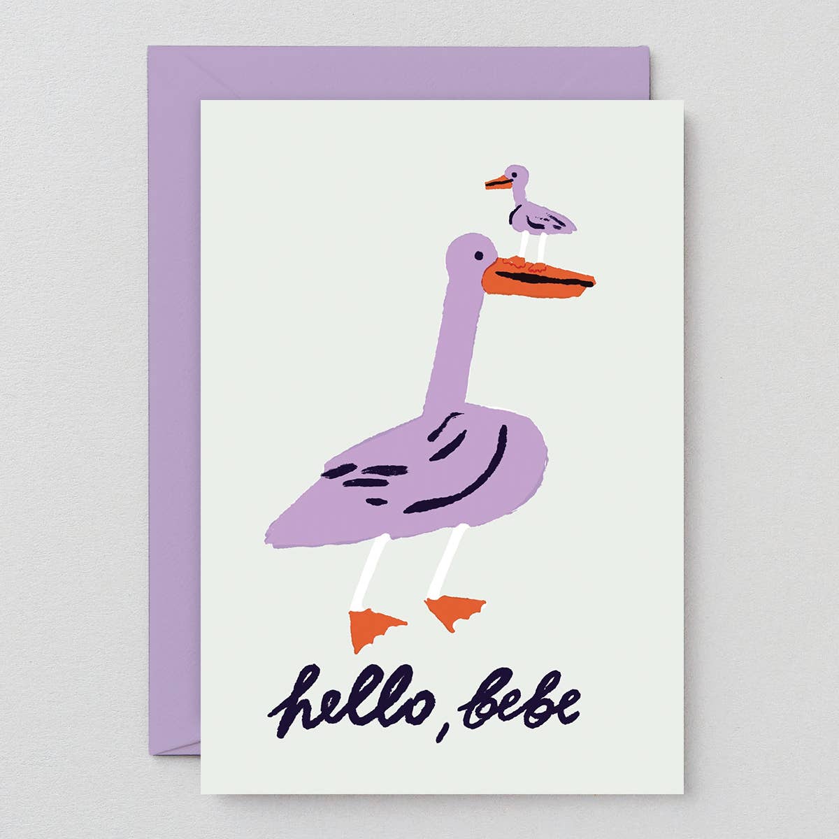 Hello Bebe Greeting Card