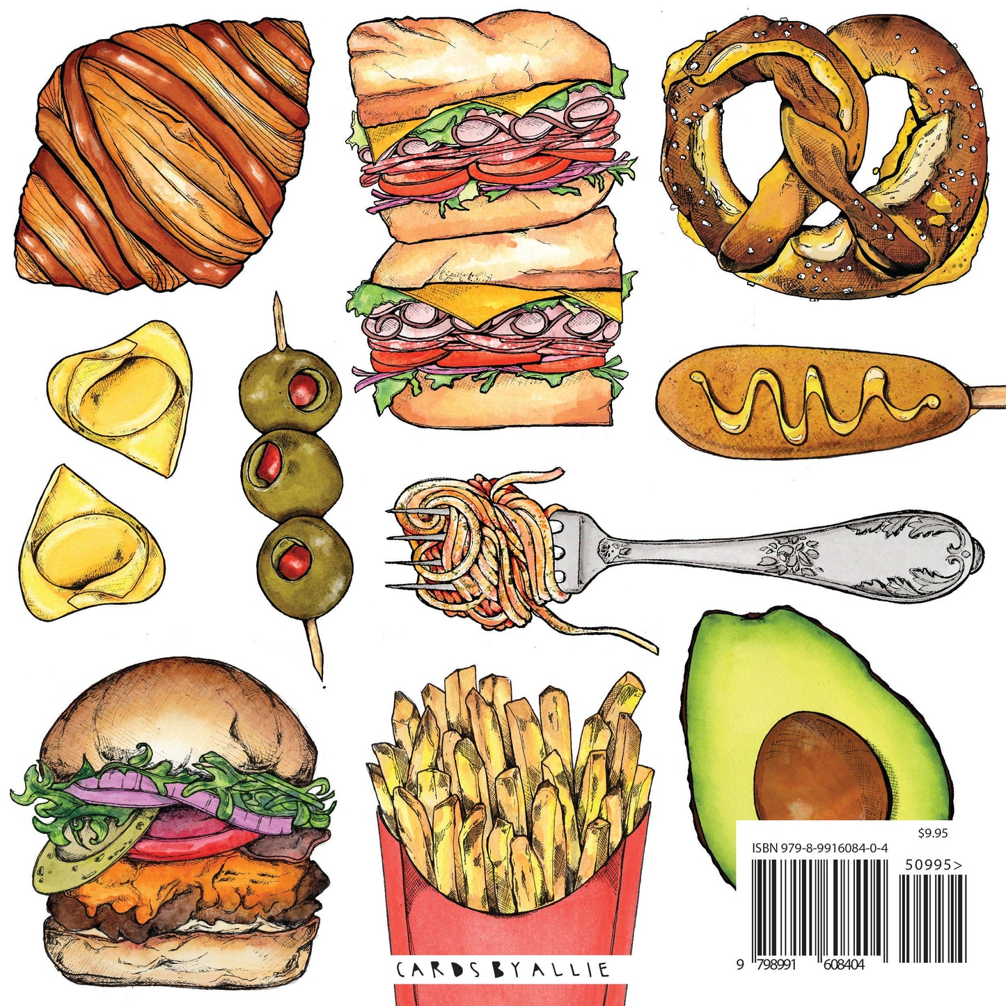 A Delicious Coloring Book